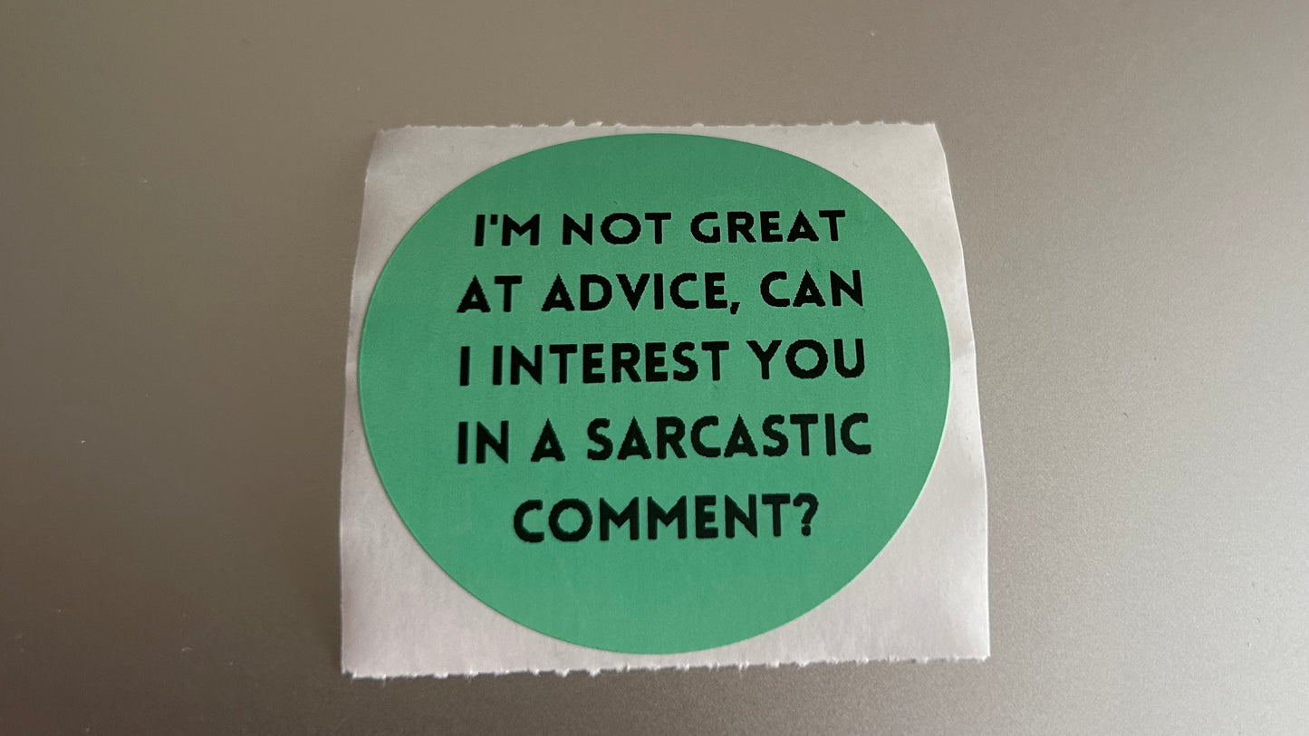 Funny Statements Stickers