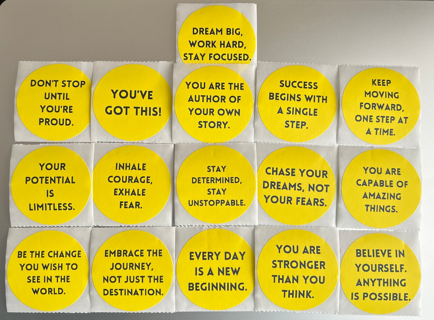 Motivation and Positive Affirmations Stickers (pack 1)