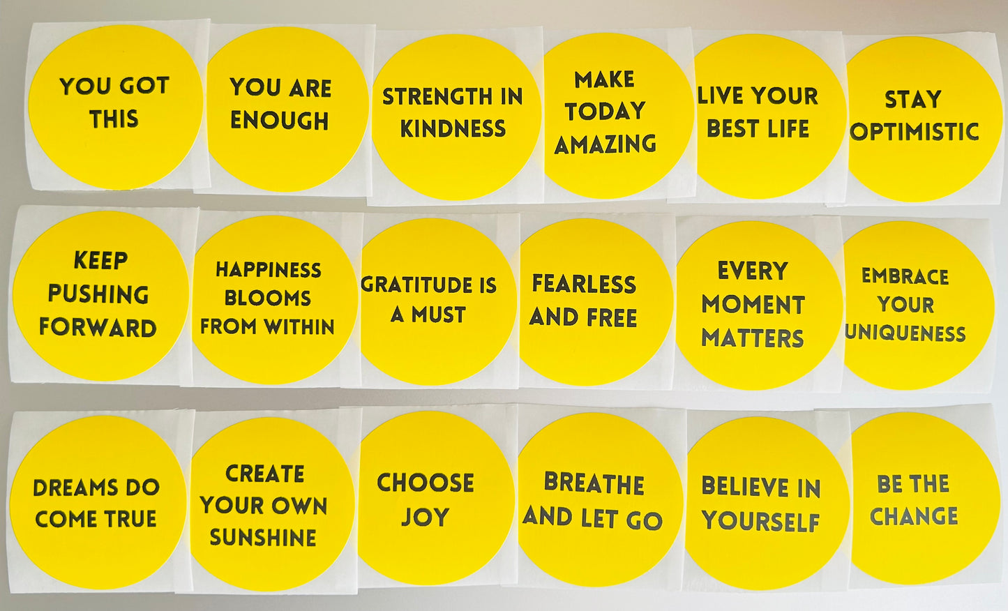 Multilingual Motivation & Positive Affirmations Stickers (pack 3)
