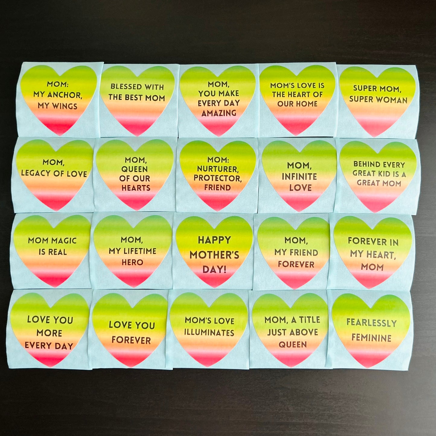 Mother's Day Love, Gratitude, Positive Affirmations Stickers