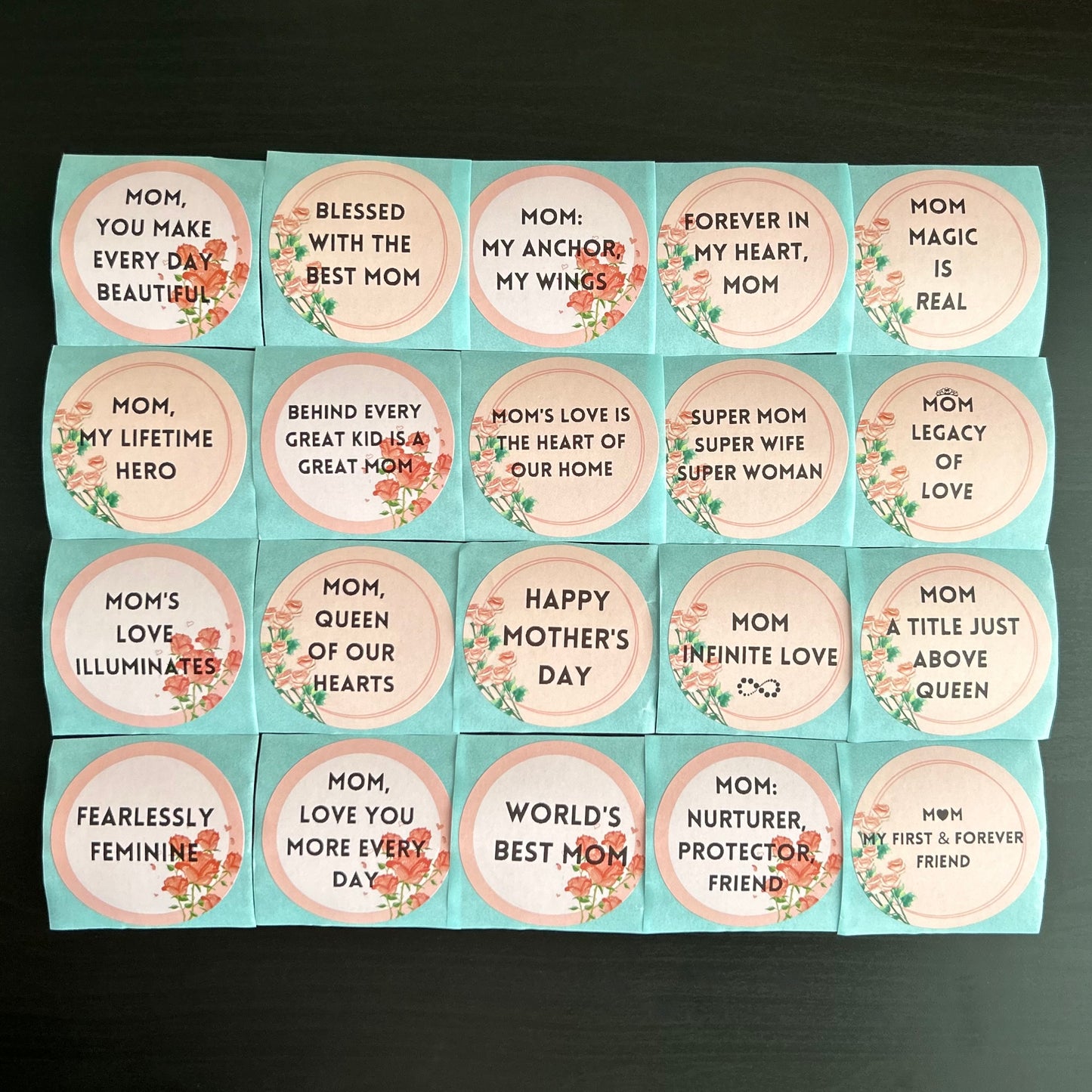 Mother's Day Love, Gratitude, Positive Affirmations Stickers