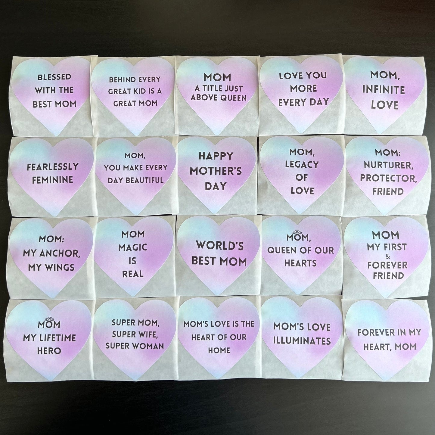 Mother's Day Love, Gratitude, Positive Affirmations Stickers