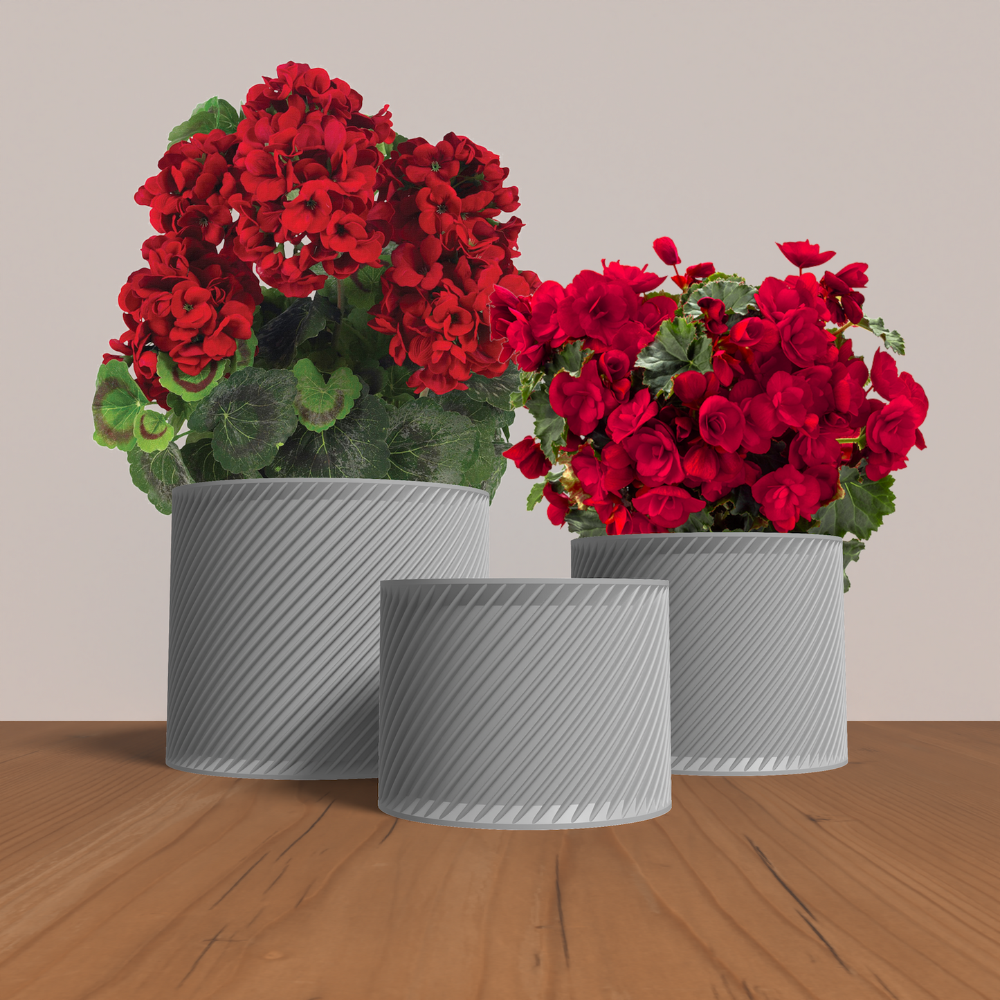 RETORTA Planter Collection - Gray Cylinder Planter. Buy at www.layeredfusion.com.
