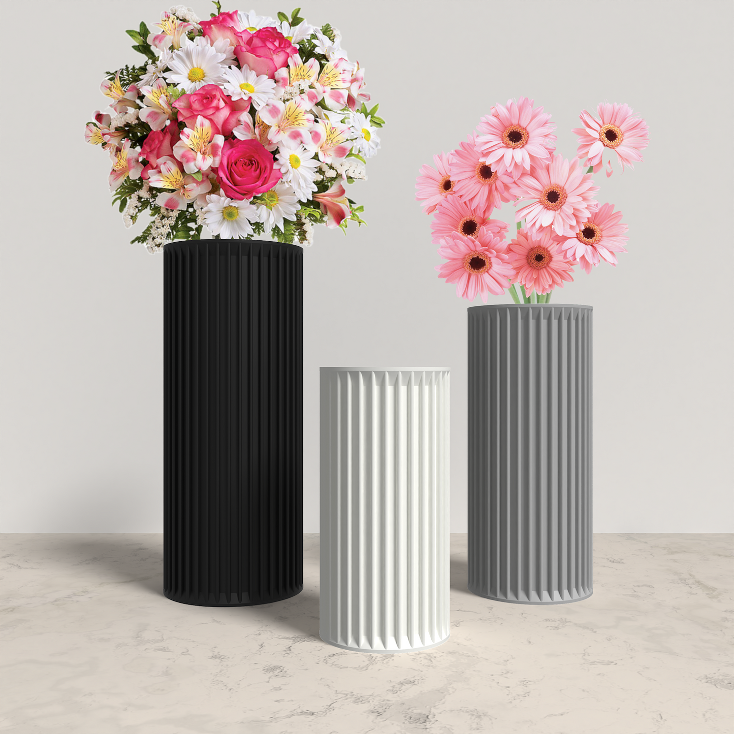 SAGITA Vase Collection - Cylinder Vase. Buy at www.layeredfusion.com.