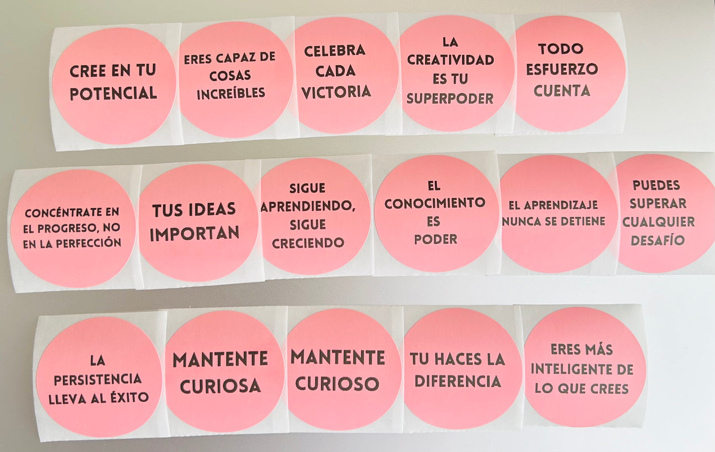 Multilingual Motivation & Positive Affirmations Stickers (pack 2)