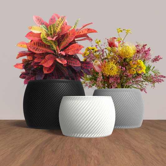 RETORTA Planter Collection - Rounded Planter. Buy at www.layeredfusion.com.