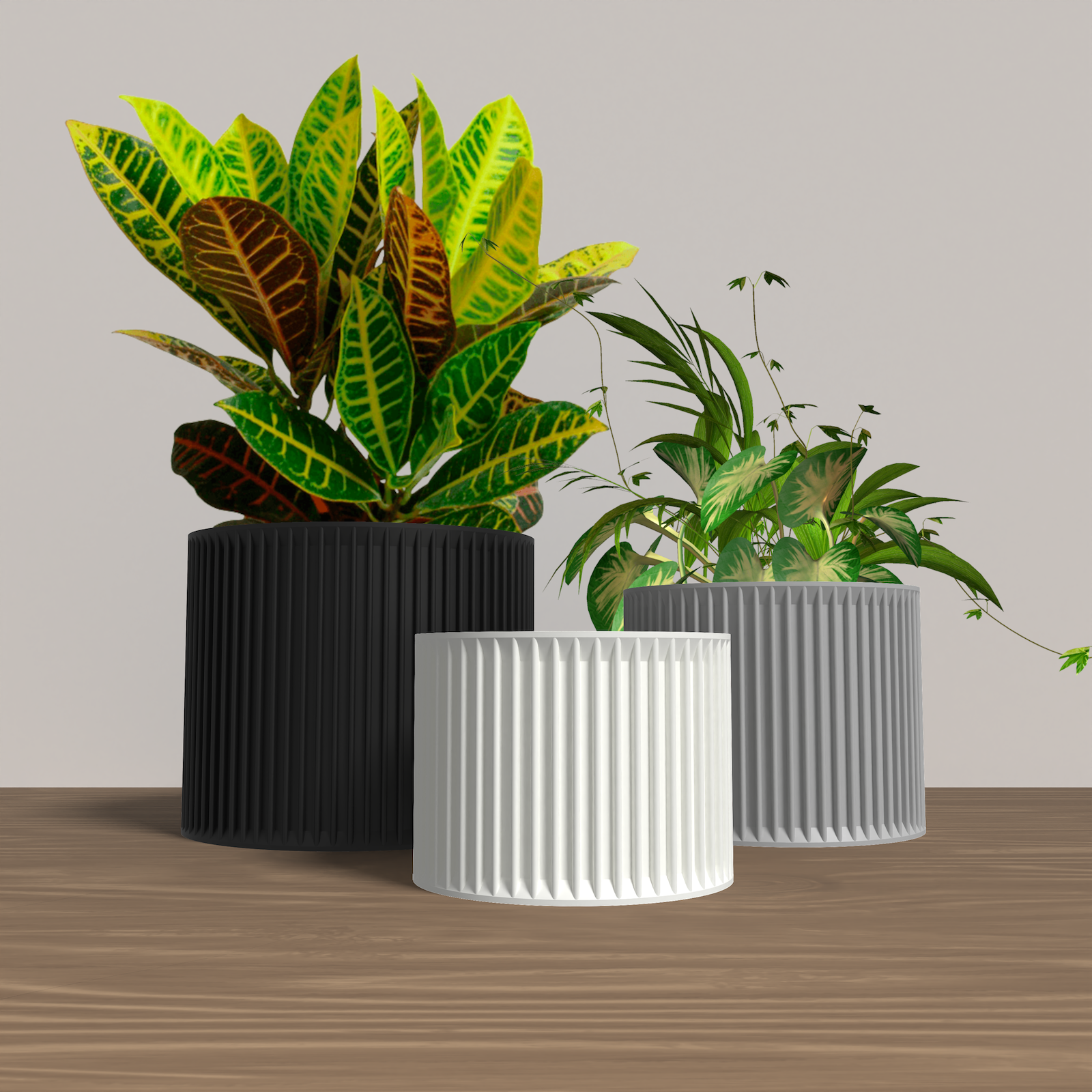 SAGITA Planter Collection - Cylinder Planter. Buy at www.layeredfusion.com.
