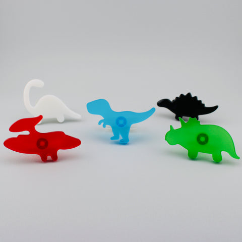 5-Pack Dinosaur Knobs Pack 1