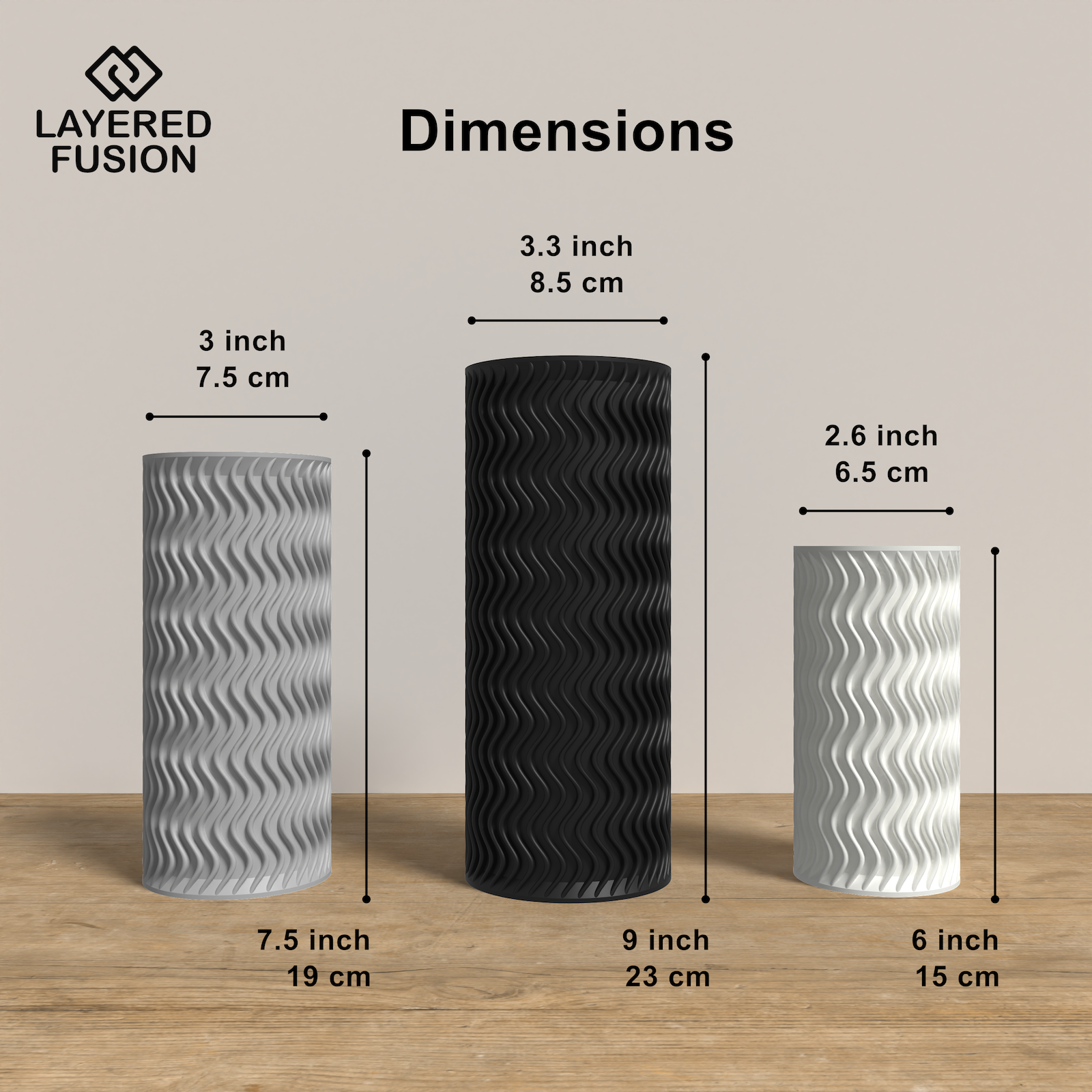 ARCUS Vase Collection - Modern and Minimalist Cylinder Vase gallery image 5